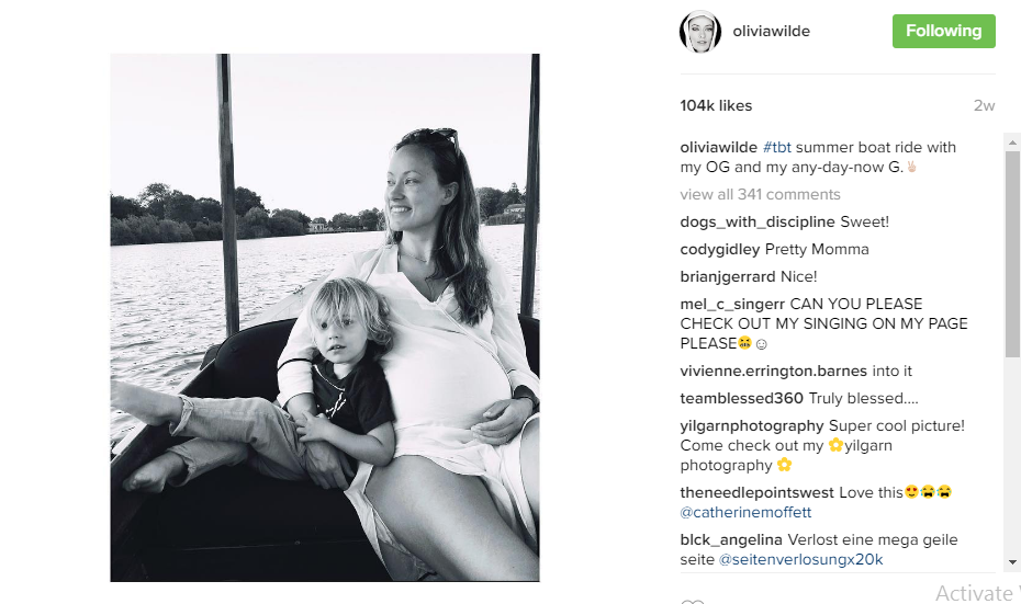 realmomster- olivia wilde daughter