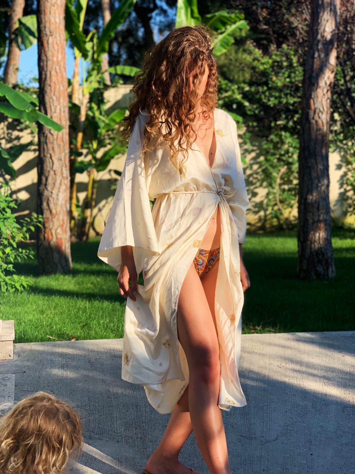 Realmomster Holiday Sunset Petit Mioche Silk Robe