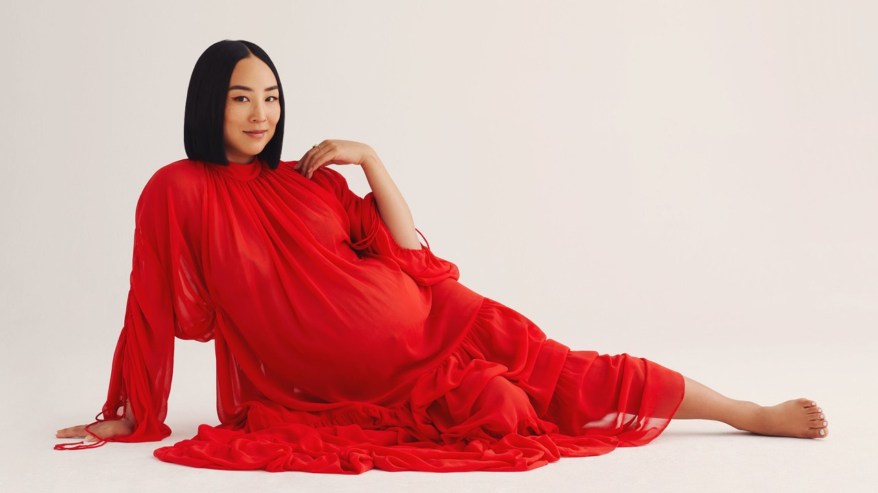 Realmomster Greta Lee Mom of Two Motherhood